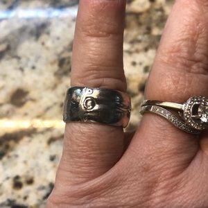 John Hardy sterling silver bamboo ring. Size 7